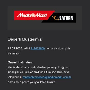 Media Markt Pazaryeri Satıcısının Geciken İade Ve Yanıtsız Müşteri Hizmetleri