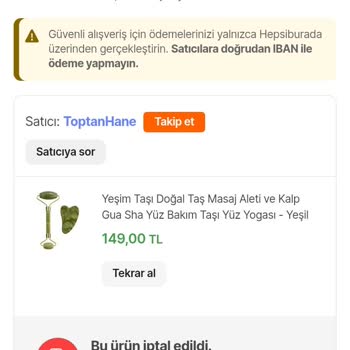Hepsiburada Sipariş İptali Sonrası Eksik Hepsipay İadesi