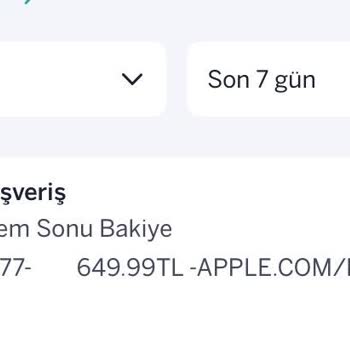 Apple’dan İzinsiz Çekim: 649,99 TL Geri İadesi Talebi