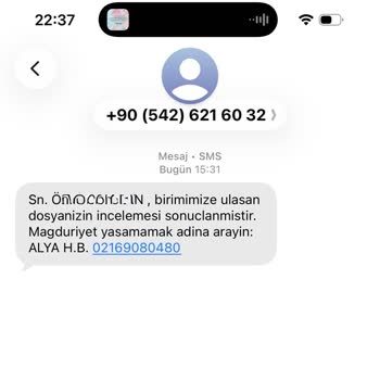 Sahte Hukuk Bürosu SMS'i Kişiyi Korkuttu Ve Para Talep Etti