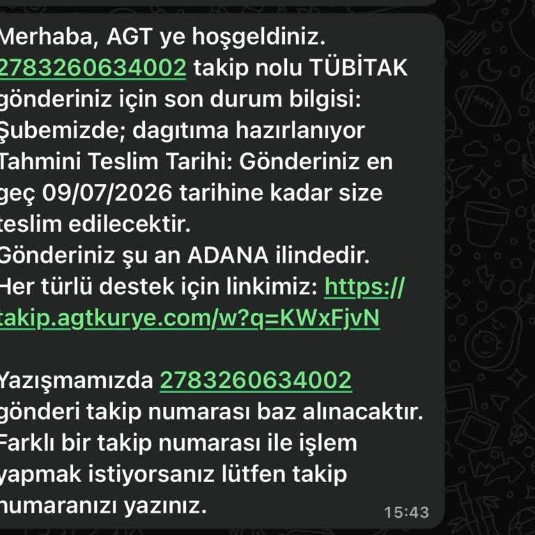 AGT Kurye Teslim Etmedi, Gecikme Ve İletişimsizlik Şikayeti