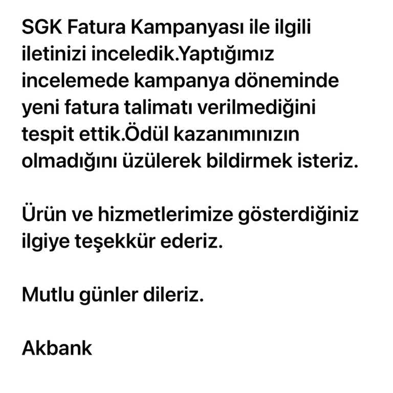 Akbank Zeytinburnu Şubesinde Yanlış Bilgi Nedeniyle 10 Bin TL Emekli Promosyonu Verilmedi
