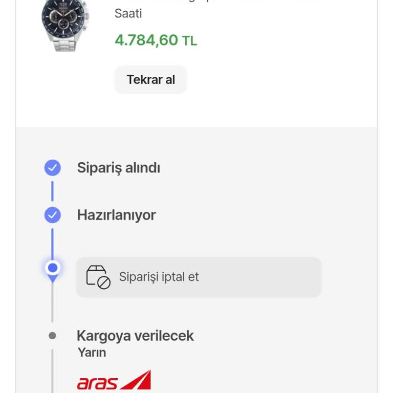 Fiyatı Üç Kat Artan Saatin Temin Edilememesi Ve İade Sürecinin Cevapsız Kalması