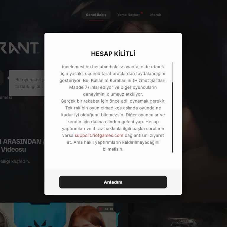 Hesabım Hacklendi Ve Haksız Madde 7 Yasağıyla Banlandı