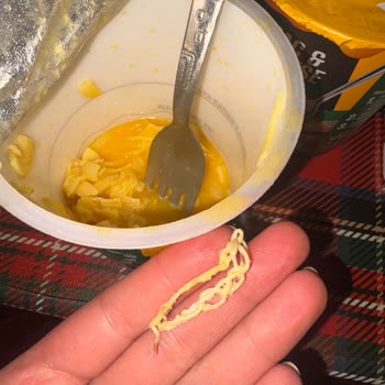 Knorr Mac & Cheese Paketi İçinde Bulunan İp Parçası Hijyen Ve Sağlık Endişesi
