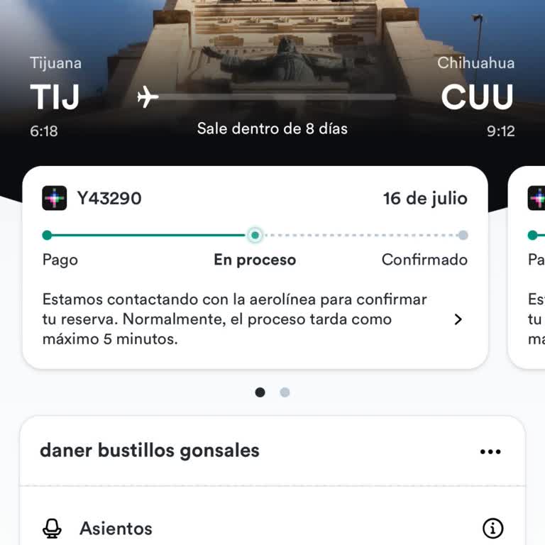 Kiwi.com cobró mi vuelo pero no confirmó la reservación, exijo solución