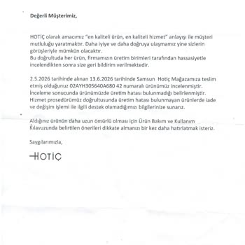 Sesli Ayakkabı Sorunu, Değişim Reddi Ve İade Talebi
