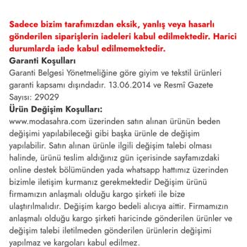 Modasahra'dan Defolu Elbise Ve Kargo Ücreti İadesi Talebi