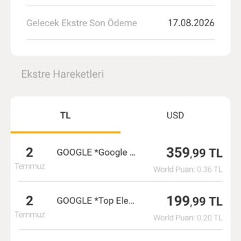 Aynı Dönemde Çift Ücret Alınması Ve 5 TB Ücretinin İadesi Talebi