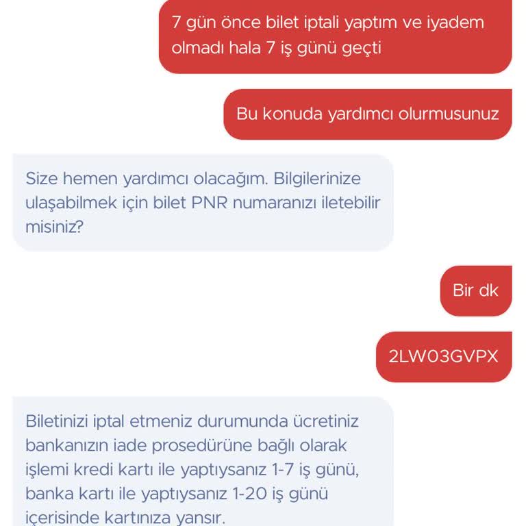 Obilet'te Bilet İadesi Gelmedi Ve Müşteri Hizmetlerine Ulaşamıyorum