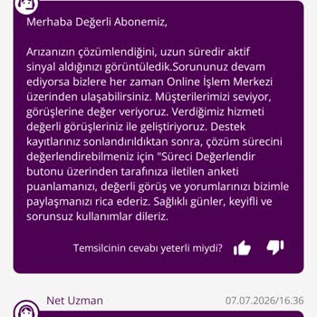 TurkNet'te Sürekli İnternet Kesintileri Ve Çözülmeyen Destek Sorunları