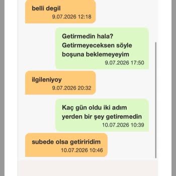 A101'den Aldığım Vantilatör Kargom Teslim Edilmedi Ve Müşteri Hizmetleri Yanıt Vermiyor