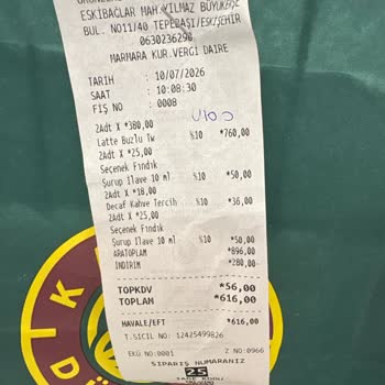 Kahve Dünyası Eksik Kahve Teslimatı ve Saygısız Şube Tutumu Nedeniyle Tam İade Talebi