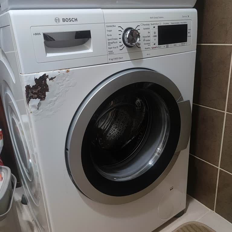 Bosch Çamaşır Makinesinde Amortisör Ve Paslanma Arızaları Ücretsiz Onarım Talebi