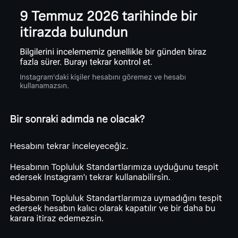 Instagram Hesabım Haksız Şikayet Nedeniyle Askıya Alındı Ve Kimlik Doğrulama Çalışmıyor