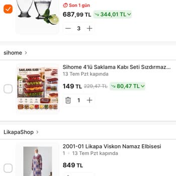 Hepsiburada’da Çinçin Bardak Üçlü 3 Al 2 Öde Kampanyası Yanlış Fiyat Gösteriyor