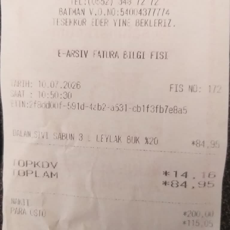 Kasa Fiyatı İndirimle Uyuşmadı: Dalan 3L Sabunda 5 TL Fark