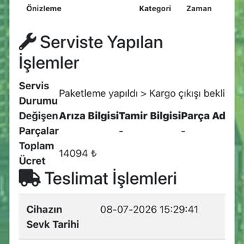 Eksik Onarım Ve 19.000 TL Ücretin Geri Ödenmesi İsteği