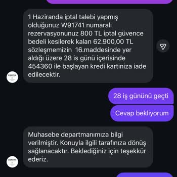 Bodrum Park Resort'tan 64 Bin TL İadenin Gecikmesi Ve Saygısız Müşteri Yaklaşımı