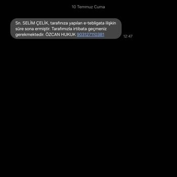 Sahte Hukuki Uyarı Mesajları Ve Ciddiyetsiz Telefon Yanıtı