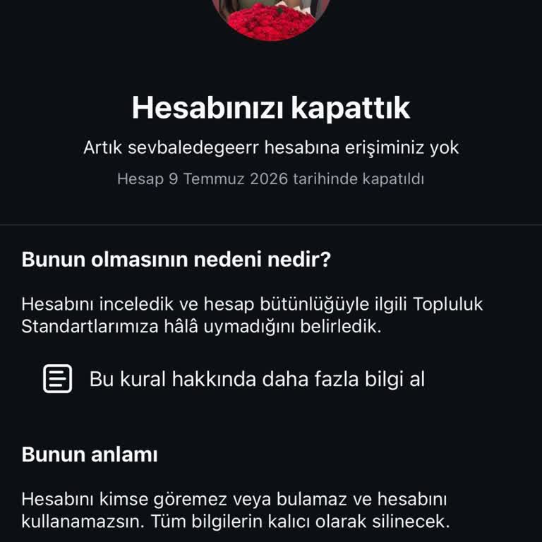 Instagram Hesabım Haksız Yere Kapatıldı Ve İtirazıma Cevap Gelmedi