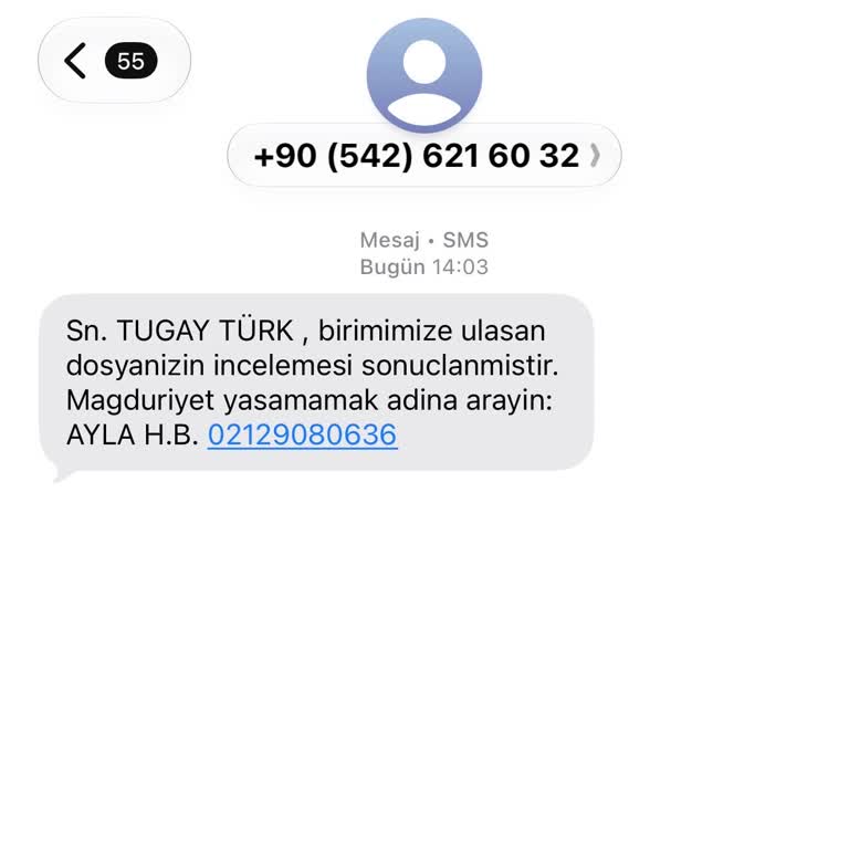 Şüpheli SMS İle Yetkisiz Dosya Bildirimi: Araştırma Ve Uyarı Talebi