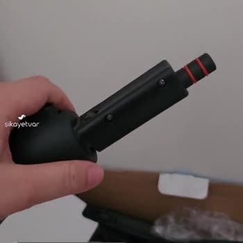 Pirantech Buhar Makinemin Tabanca Kısmı Kırıldı