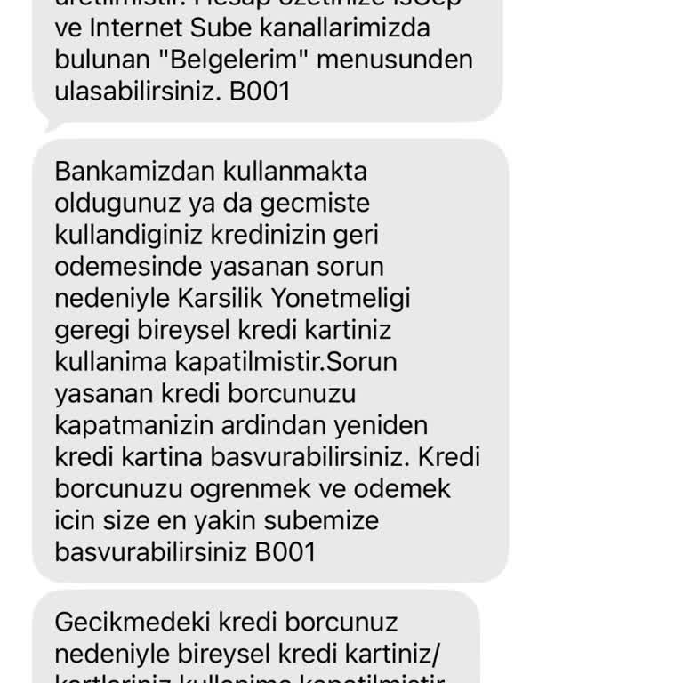 İş Bankası Çanakkale Şubesinde Borcu Olmayan Kredi Kartı Haksız Kapama Ve Mağduriyet