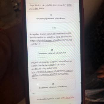 Altus Servis Sonrası Makine Çalışmaz Duruma Geldi, Değişim Talebi