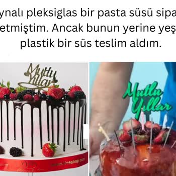 Livashop’ta Görseli Yanıltan New York Pasta Siparişi Ve Yetersiz Müşteri Çözümü