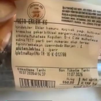 Dürdane Ana Fırını Eklerden Bayat Kimyasal Tat Geliyor