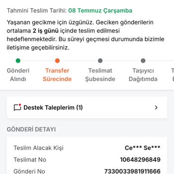 Trendyol Express'in Gecikmesi Nedeniyle Doğum Günü Ürünleri Teslim Edilmedi