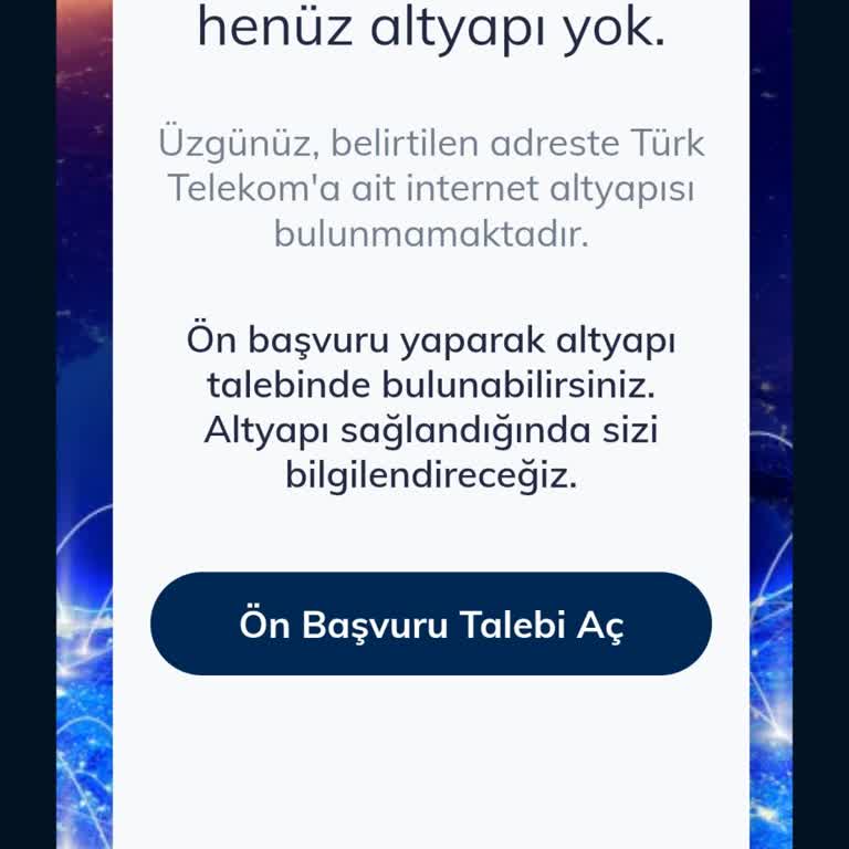 Sistemde Altyapı Bilgisi Yokmuş Gibi Görünmesi Taahhüt Yenilememe Engel Oluyor