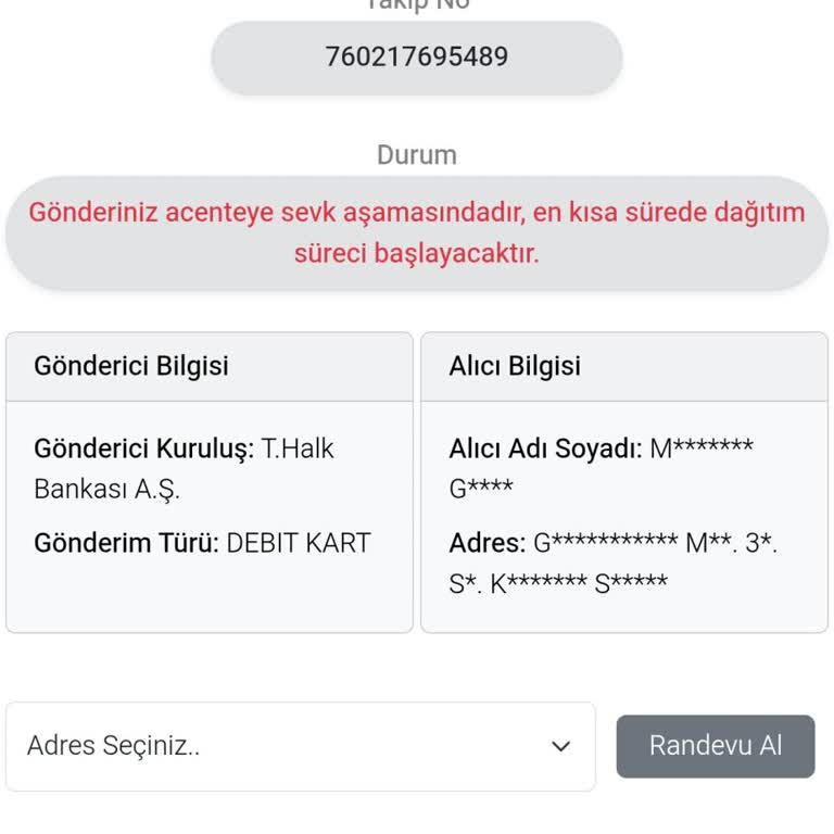 Kuryenet Üzerinden Halkbank Kredi Kartı Tesliminde Uzun Gecikme Ve Cevapsızlık