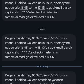 Pegasus Uçuş Gecikmesi Açıklama Ve Tazminat Talebi