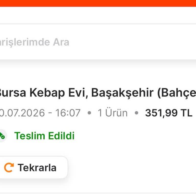 Migros Yemek'te Teslim Edilmediği Gösterilen Sipariş İçin Hızlı İade Talebi