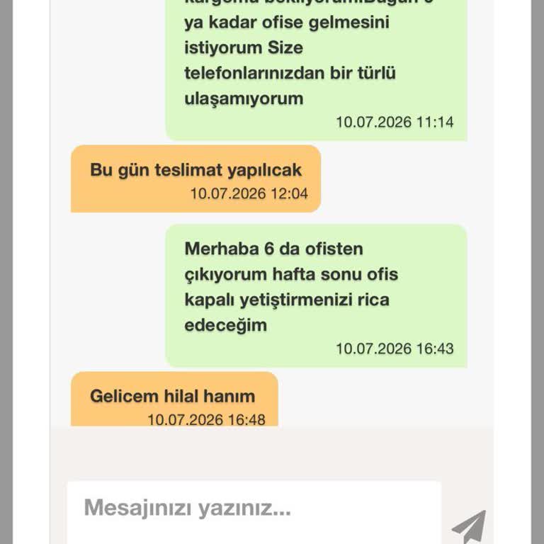 Lefties Kargo Gecikmesi Ve Acil Teslimat Talebi