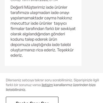 İdefix Kargo Beklemede, 23.207 TL İade Gecikiyor