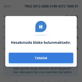 Ödenen Borç Sonrası Kredi Kartı Blokajı Kaldırılmadı