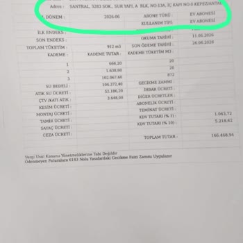 Sur Yapı Antalya’da Yüksek Aidat Ve Su Ücretleri İçin Şeffaf Açıklama Ve İade Talebi
