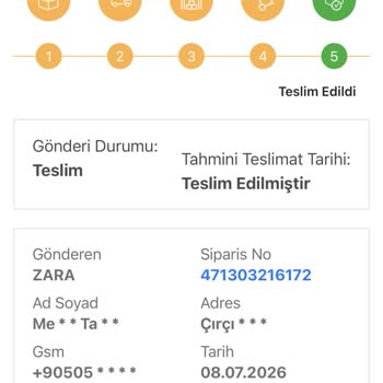 Zara Siparişim Teslim Edilmedi, 2 Bin TL’lik Ürün Kayıp Ve Çağrı Merkezine Ulaşılamıyor