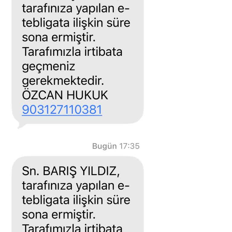 Sahte E‑tebligat Mesajları ve Dolandırıcılık Şikayeti