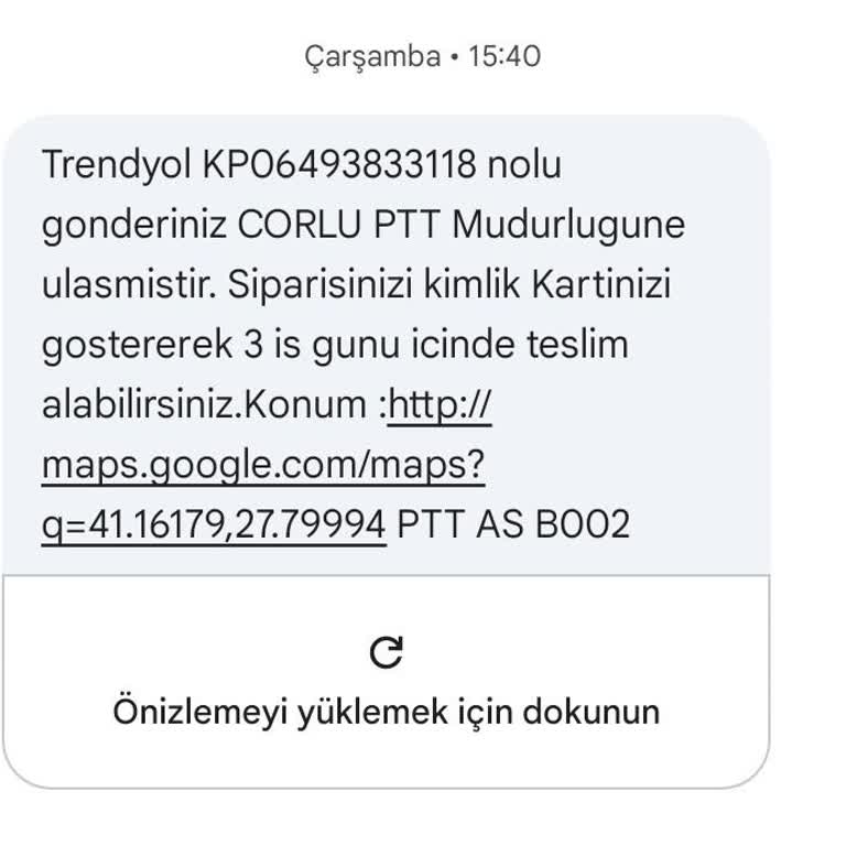 PTT Kargo Zili Çaldı, Beklemedi Ve Telefon Aramadı