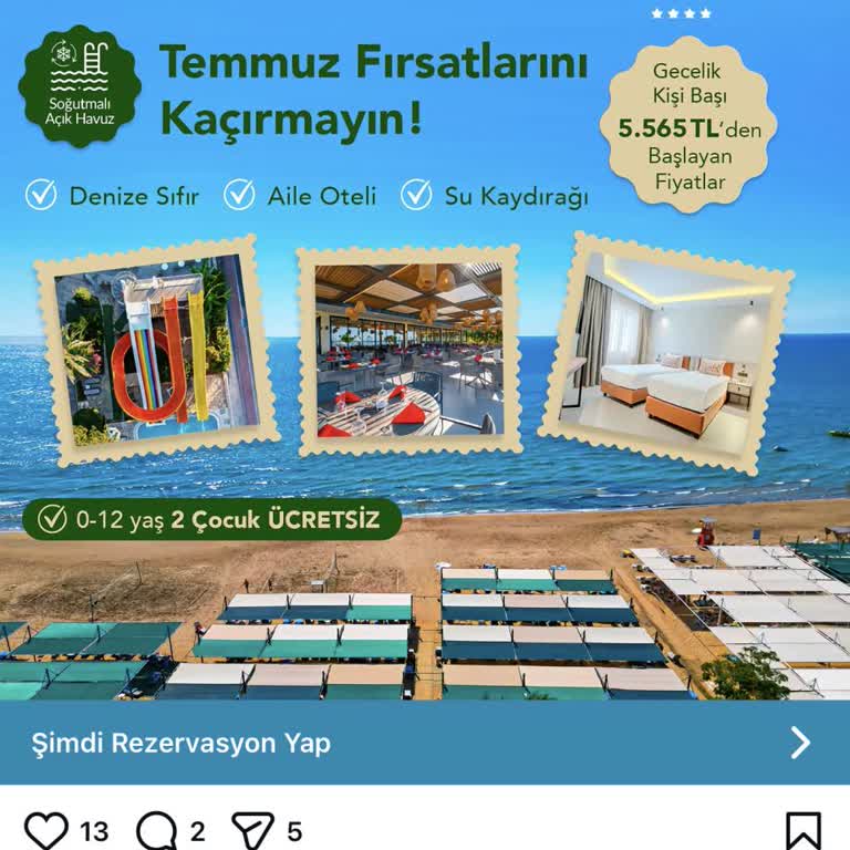 Yanıltıcı Instagram Reklamı Ve Farklı Rezervasyon Fiyatı