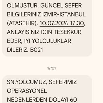 Varan Turizm’in 1,5 Saatlik Gecikmesi Ve Bilgilendirme Eksikliği
