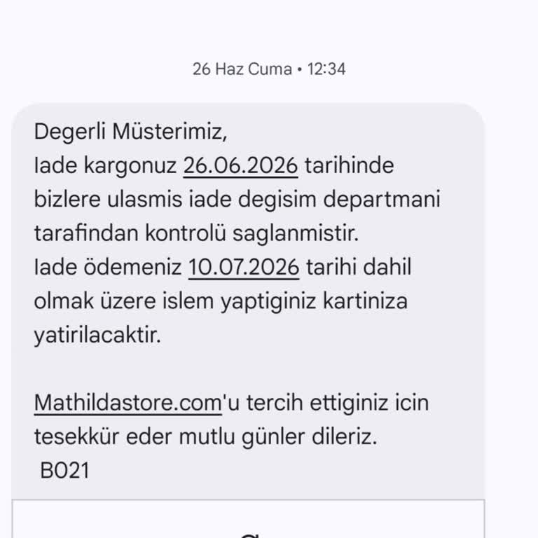 İade Onaylandı Fakat Kredi Kartına Yatırılmadı