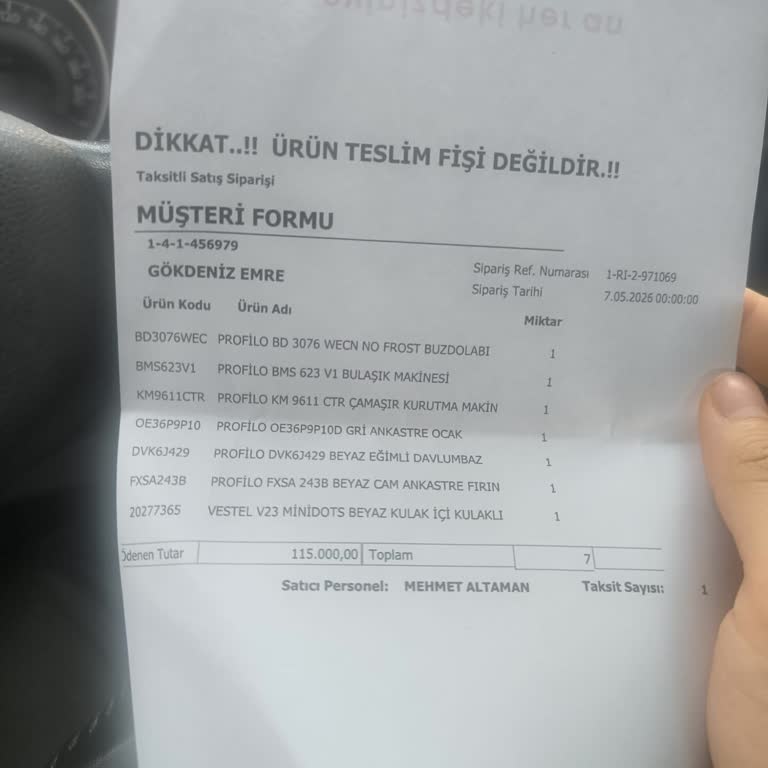 Ücretsiz Taşıma Ve Kurulum Sözünün İhlali