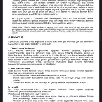 Satışta Verilen Batarya Değişim Garantisi İhlali Ve Sigorta İptalinde Sorun