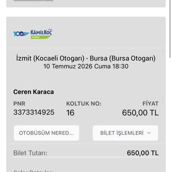 Obilet'te Çelişkili Uyarı Sistemi Çifte Bilet Aldırdı