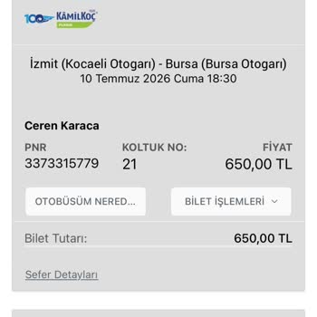 Obilet'te Çelişkili Uyarı Sistemi Çifte Bilet Aldırdı